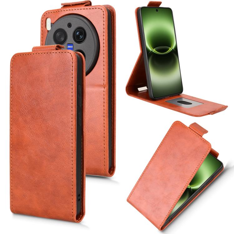 Magnetic Vertical Flip Leather Phone Case with Buckle, For vivo Y31d 4G / Y500i, For vivo X300 Ultra, For vivo Y31 5G India / Y21d Global, For vivo iQOO 15, For vivo X300 Pro 5G, For vivo X300 5G