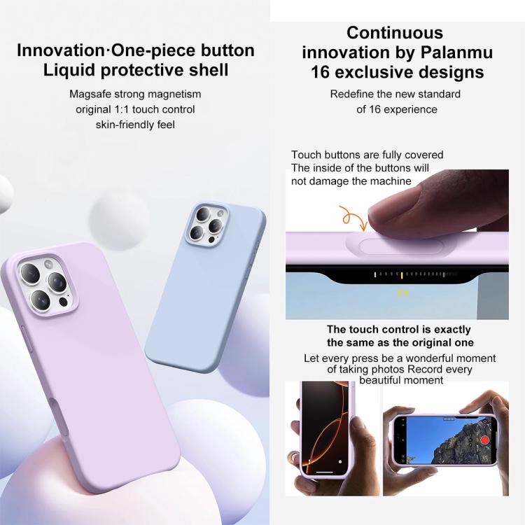 Integrated Button Liquid Silicone Phone MagSafe Case, For iPhone 16 Apple Accessories engint5341 iPhone 16 - APEXEL INDIA - Mobile Lens - Mobile Camera Lens - Cellphone Accessories - Phone Lens - Smartphone Lens