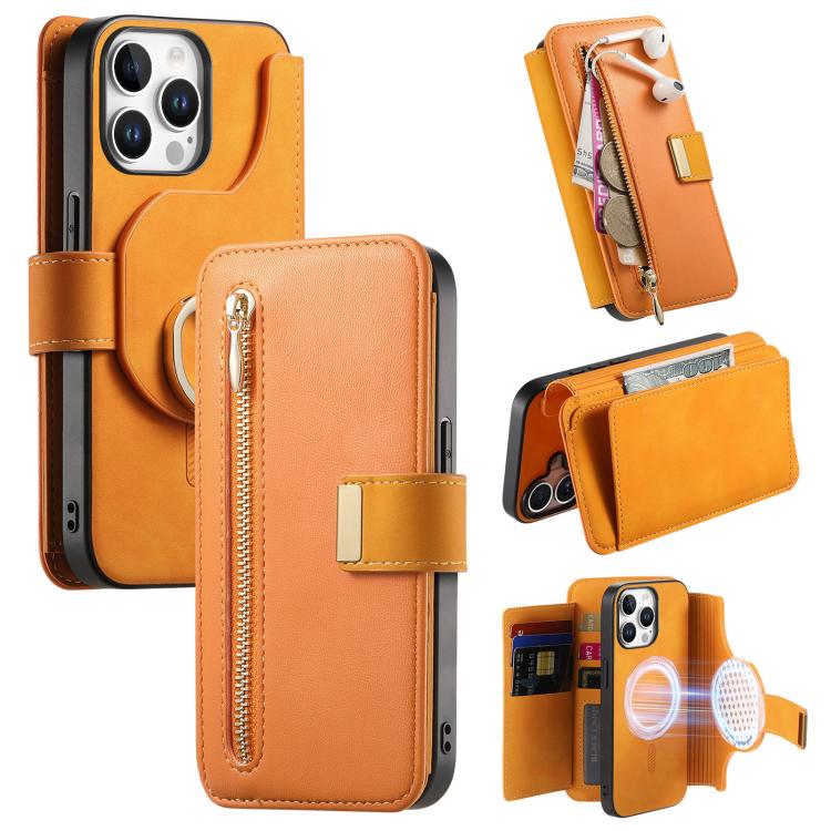 Ring Zipper Wallet RFID Blocking MagSafe Leather Phone Case, For iPhone 14, For iPhone 14 Pro, For iPhone 14 Pro Max Apple Accessories engrin5346 iPhone 14 - APEXEL INDIA - Mobile Lens - Mobile Camera Lens - Cellphone Accessories - Phone Lens - Smartphone Lens