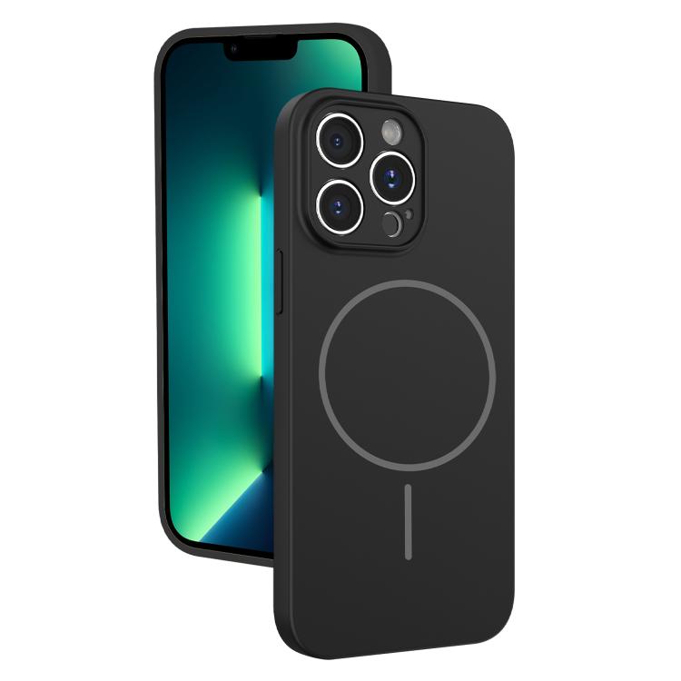 Thin Circle MagSafe Fine Hole Liquid Silicone Phone Case, For iPhone 14 Pro Max, For iPhone 13 Pro Max Apple Accessories engthi5358 iPhone 14 Pro Max - APEXEL INDIA - Mobile Lens - Mobile Camera Lens - Cellphone Accessories - Phone Lens - Smartphone Lens