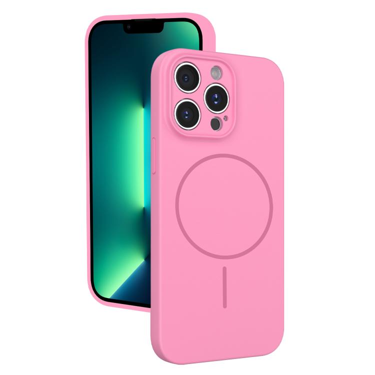 Thin Circle MagSafe Fine Hole Liquid Silicone Phone Case, For iPhone 14 Pro Max, For iPhone 13 Pro Max Apple Accessories engthi5358 iPhone 14 Pro Max - APEXEL INDIA - Mobile Lens - Mobile Camera Lens - Cellphone Accessories - Phone Lens - Smartphone Lens