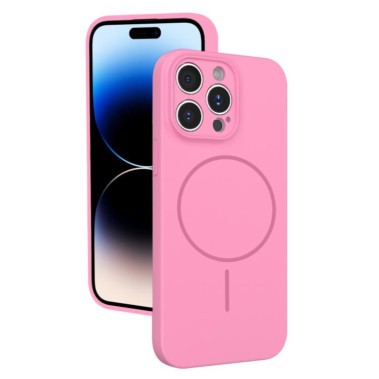 Thin Circle MagSafe Fine Hole Liquid Silicone Phone Case, For iPhone 14, For iPhone 14 Pro Apple Accessories engthi5357 iPhone 14 - APEXEL INDIA - Mobile Lens - Mobile Camera Lens - Cellphone Accessories - Phone Lens - Smartphone Lens