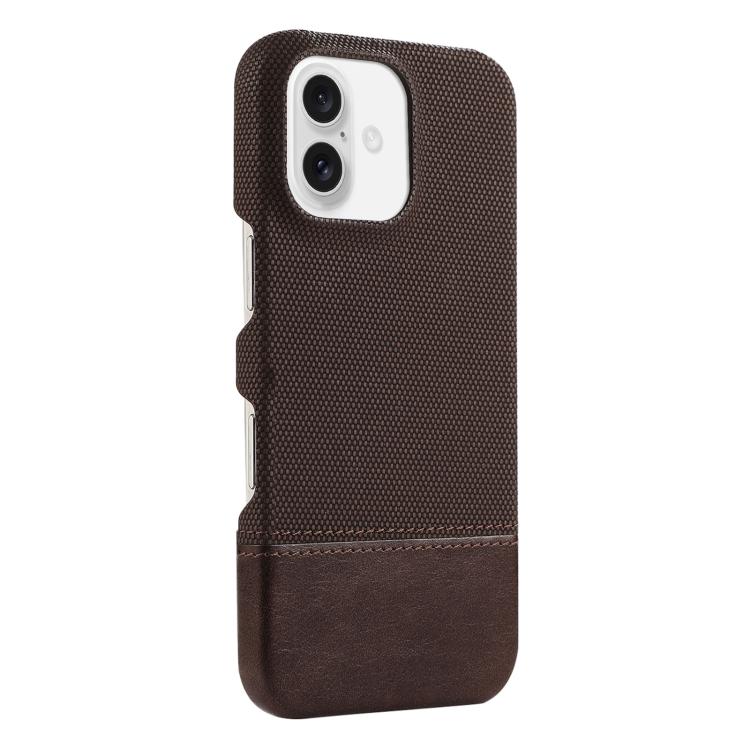 Stitching Cloth MagSafe Magnetic PC Hybrid PU Phone Case, For iPhone 16 Pro Max, For iPhone 16 Pro, For iPhone 16 Plus, For iPhone 16 Apple Accessories engsti5366 iPhone 16 Pro Max - APEXEL INDIA - Mobile Lens - Mobile Camera Lens - Cellphone Accessories - Phone Lens - Smartphone Lens