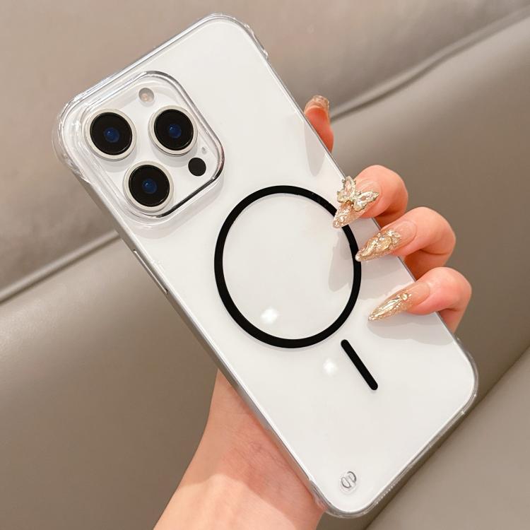Half Frame Transparent PC MagSafe Phone Case, For iPhone 16, For iPhone 15 Pro Max, For iPhone 15 Pro Apple Accessories enghal5419 iPhone 16 - APEXEL INDIA - Mobile Lens - Mobile Camera Lens - Cellphone Accessories - Phone Lens - Smartphone Lens