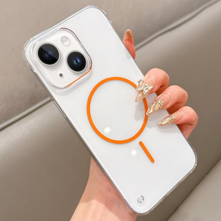 Half Frame Transparent PC MagSafe Phone Case, For iPhone 15 Plus, For iPhone 15, For iPhone 14 Plus Apple Accessories enghal5420 iPhone 15 Plus - APEXEL INDIA - Mobile Lens - Mobile Camera Lens - Cellphone Accessories - Phone Lens - Smartphone Lens