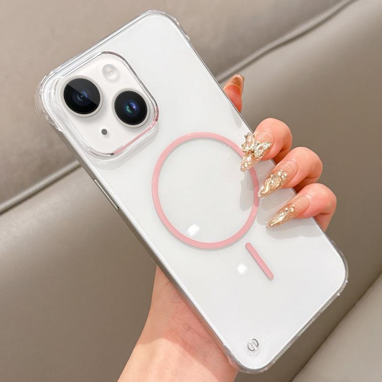 Half Frame Transparent PC MagSafe Phone Case, For iPhone 15 Plus, For iPhone 15, For iPhone 14 Plus Apple Accessories enghal5420 iPhone 15 Plus - APEXEL INDIA - Mobile Lens - Mobile Camera Lens - Cellphone Accessories - Phone Lens - Smartphone Lens