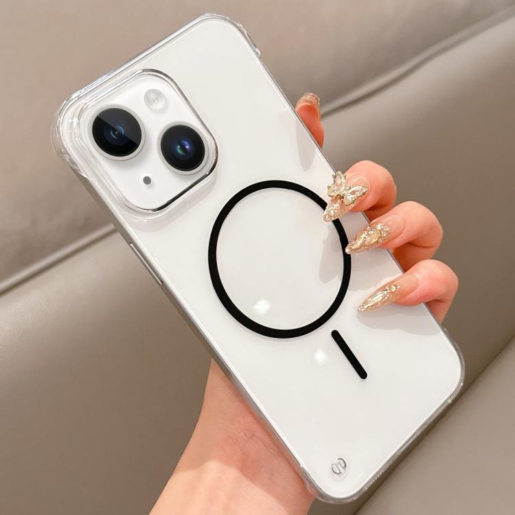 Half Frame Transparent PC MagSafe Phone Case, For iPhone 15 Plus, For iPhone 15, For iPhone 14 Plus Apple Accessories enghal5420 iPhone 15 Plus - APEXEL INDIA - Mobile Lens - Mobile Camera Lens - Cellphone Accessories - Phone Lens - Smartphone Lens