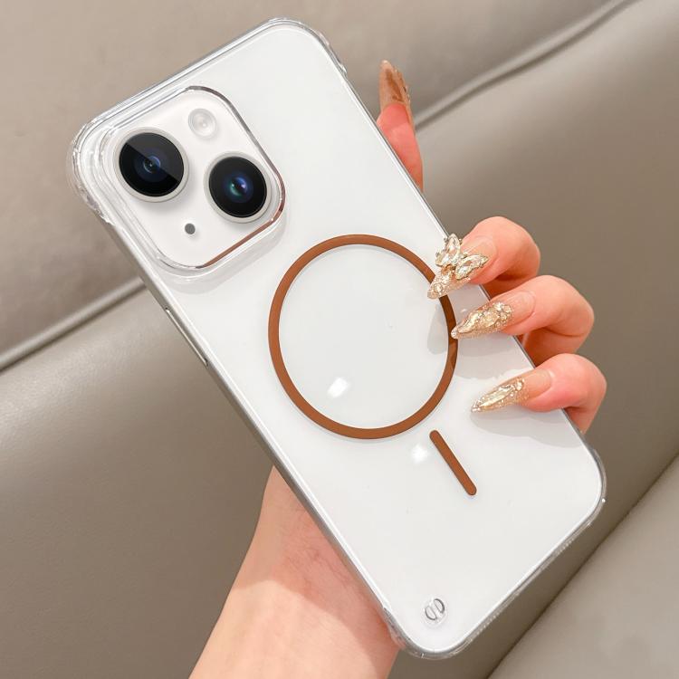Half Frame Transparent PC MagSafe Phone Case, For iPhone 15 Plus, For iPhone 15, For iPhone 14 Plus Apple Accessories enghal5420 iPhone 15 Plus - APEXEL INDIA - Mobile Lens - Mobile Camera Lens - Cellphone Accessories - Phone Lens - Smartphone Lens