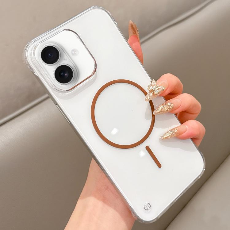 Half Frame Transparent PC MagSafe Phone Case, For iPhone 16 Pro Max, For iPhone 16 Pro, For iPhone 16 Plus Apple Accessories enghal5418 iPhone 16 Pro Max - APEXEL INDIA - Mobile Lens - Mobile Camera Lens - Cellphone Accessories - Phone Lens - Smartphone Lens