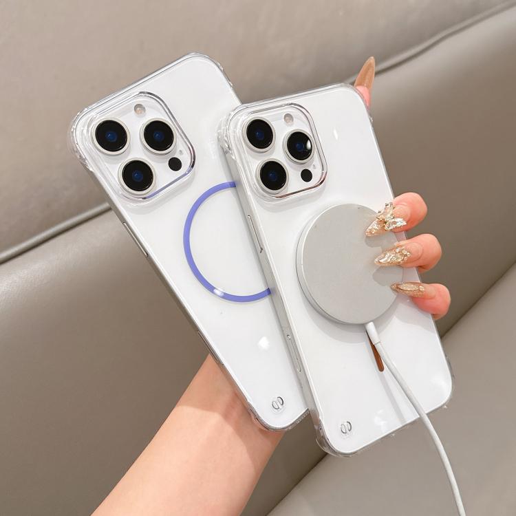 Half Frame Transparent PC MagSafe Phone Case, For iPhone 16, For iPhone 15 Pro Max, For iPhone 15 Pro Apple Accessories enghal5419 iPhone 16 - APEXEL INDIA - Mobile Lens - Mobile Camera Lens - Cellphone Accessories - Phone Lens - Smartphone Lens