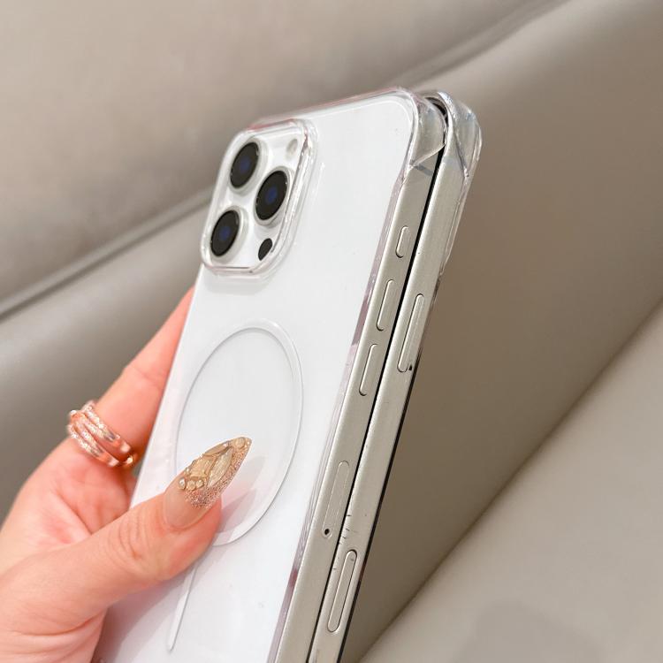 Half Frame Transparent PC MagSafe Phone Case, For iPhone 16, For iPhone 15 Pro Max, For iPhone 15 Pro Apple Accessories enghal5419 iPhone 16 - APEXEL INDIA - Mobile Lens - Mobile Camera Lens - Cellphone Accessories - Phone Lens - Smartphone Lens
