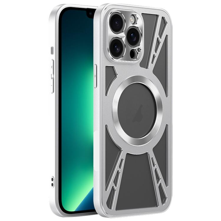 Silicone Cooling Hollow Metal MagSafe Phone Case Apple Accessories engsil5703 More iPhone Cases - APEXEL INDIA - Mobile Lens - Mobile Camera Lens - Cellphone Accessories - Phone Lens - Smartphone Lens