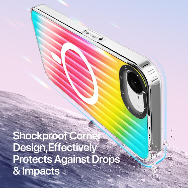 DUX DUCIS ZEST Series Colorful Gradient MagSafe Magnetic Phone Case, For iPhone 16e, For iPhone 16 Pro Max, For iPhone 16 Pro Apple Accessories engdux5445 iPhone 16e - DUX DUCIS - Mobile Lens - Mobile Camera Lens - Cellphone Accessories - Phone Lens - Smartphone Lens