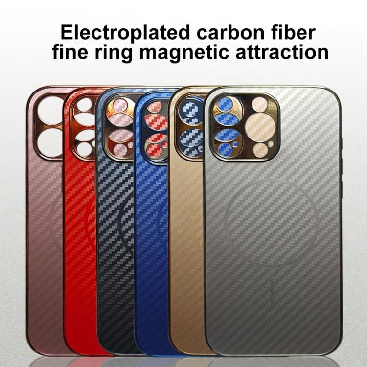 Plating Carbon Fiber MagSafe Full Coverage Phone Case, For iPhone 11 Pro Apple Accessories engpla5391 More iPhone Cases - APEXEL INDIA - Mobile Lens - Mobile Camera Lens - Cellphone Accessories - Phone Lens - Smartphone Lens