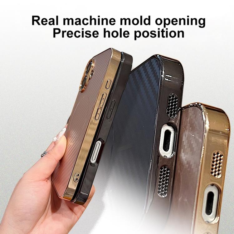 Plating Carbon Fiber MagSafe Full Coverage Phone Case, For iPhone 13 Pro Max, For iPhone 13 Pro, For iPhone 13, For iPhone 12 Apple Accessories engpla5449 More iPhone Cases - APEXEL INDIA - Mobile Lens - Mobile Camera Lens - Cellphone Accessories - Phone Lens - Smartphone Lens
