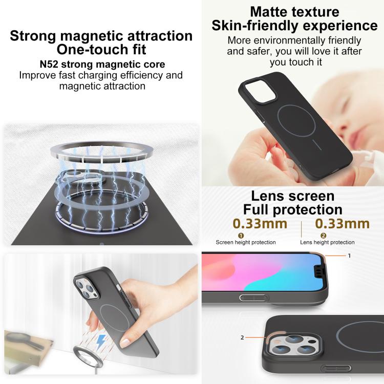 Thin Circle PC Injection MagSafe Phone Case, For iPhone 13, For iPhone 12, For iPhone 12 Pro Max Apple Accessories engthi5470 More iPhone Cases - APEXEL INDIA - Mobile Lens - Mobile Camera Lens - Cellphone Accessories - Phone Lens - Smartphone Lens