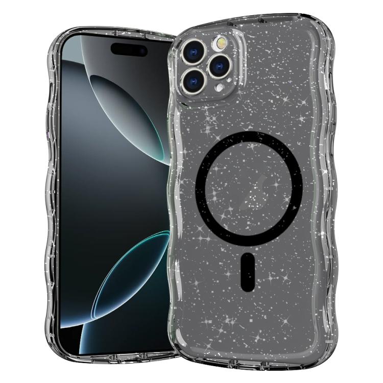 Wave Glitter MagSafe Magnetic TPU Phone Case, For iPhone 16 Pro Max, For iPhone 16 Pro, For iPhone 16 Plus, For iPhone 16 Apple Accessories engwav5478 iPhone 16 Pro Max - APEXEL INDIA - Mobile Lens - Mobile Camera Lens - Cellphone Accessories - Phone Lens - Smartphone Lens