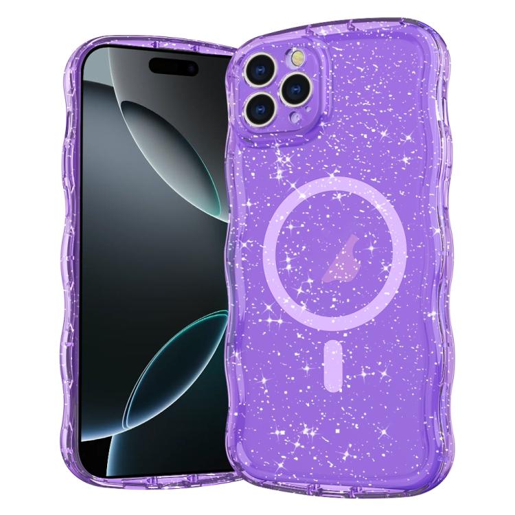 Wave Glitter MagSafe Magnetic TPU Phone Case, For iPhone 16 Pro Max, For iPhone 16 Pro, For iPhone 16 Plus, For iPhone 16 Apple Accessories engwav5478 iPhone 16 Pro Max - APEXEL INDIA - Mobile Lens - Mobile Camera Lens - Cellphone Accessories - Phone Lens - Smartphone Lens