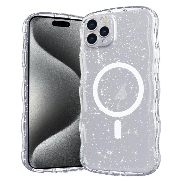Wave Glitter MagSafe Magnetic TPU Phone Case, For iPhone 15 Pro Max, For iPhone 15 Pro, For iPhone 15 Plus, For iPhone 15 Apple Accessories engwav5480 iPhone 15 Pro Max - APEXEL INDIA - Mobile Lens - Mobile Camera Lens - Cellphone Accessories - Phone Lens - Smartphone Lens