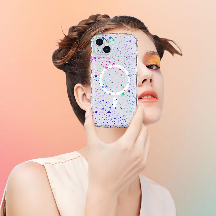 Wave Star Transparent MagSafe Magnetic Phone Case, For iPhone 16 Pro Max, For iPhone 16 Pro, For iPhone 16 Plus, For iPhone 16, For iPhone 15 Pro Max, For iPhone 15 Pro, For iPhone 15 Plus, For iPhone 15 Apple Accessories engwav5409 iPhone 16 Pro Max - APEXEL INDIA - Mobile Lens - Mobile Camera Lens - Cellphone Accessories - Phone Lens - Smartphone Lens