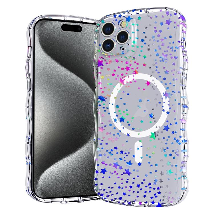 Wave Star Transparent MagSafe Magnetic Phone Case, For iPhone 16 Pro Max, For iPhone 16 Pro, For iPhone 16 Plus, For iPhone 16, For iPhone 15 Pro Max, For iPhone 15 Pro, For iPhone 15 Plus, For iPhone 15 Apple Accessories engwav5409 iPhone 16 Pro Max - APEXEL INDIA - Mobile Lens - Mobile Camera Lens - Cellphone Accessories - Phone Lens - Smartphone Lens
