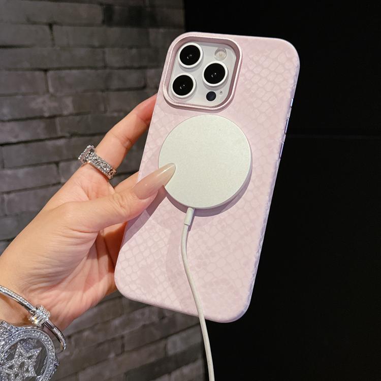 Plain Leather Snake Texture PC MagSafe Phone Case, For iPhone 15 Plus / 14 Plus, For iPhone 15, For iPhone 14 / 13, For iPhone 14 Pro, For iPhone 14 Pro Max, For iPhone 13 Pro Max Apple Accessories engpla5501 iPhone 15 Plus - APEXEL INDIA - Mobile Lens - Mobile Camera Lens - Cellphone Accessories - Phone Lens - Smartphone Lens