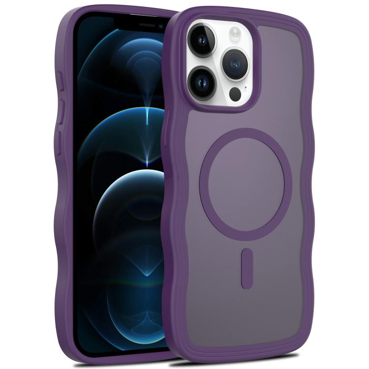 Skin Feel Wave Texture MagSafe Phone Case, For iPhone 12 Pro Max, For iPhone 12 Pro Apple Accessories engski5507 More iPhone Cases - APEXEL INDIA - Mobile Lens - Mobile Camera Lens - Cellphone Accessories - Phone Lens - Smartphone Lens