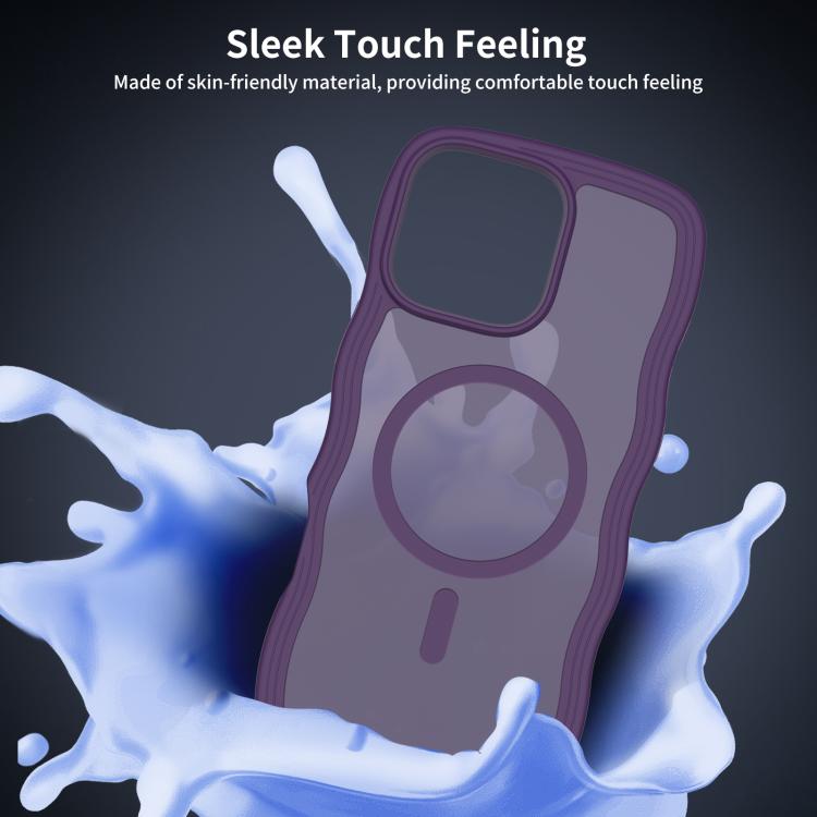 Skin Feel Wave Texture MagSafe Phone Case, For iPhone 12 Pro Max, For iPhone 12 Pro Apple Accessories engski5507 More iPhone Cases - APEXEL INDIA - Mobile Lens - Mobile Camera Lens - Cellphone Accessories - Phone Lens - Smartphone Lens