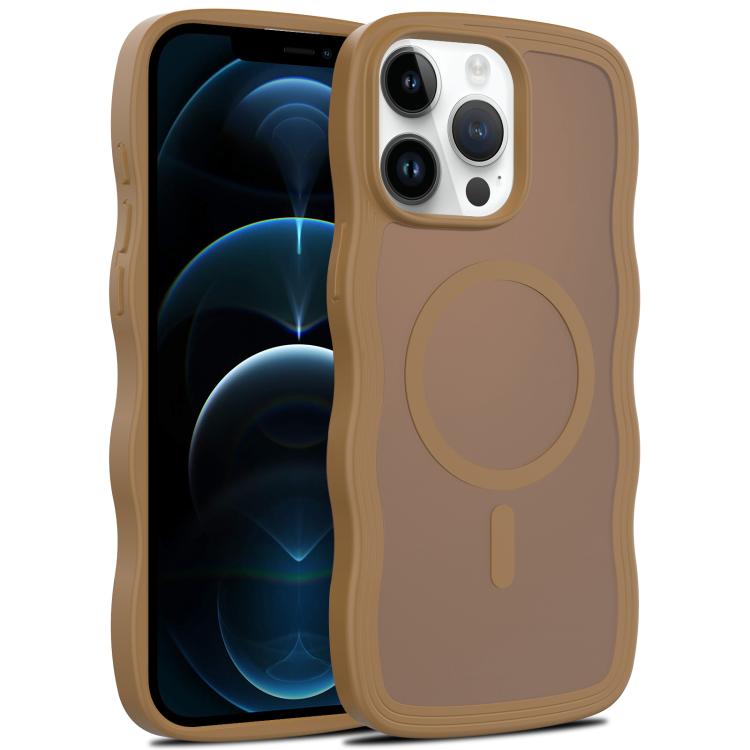 Skin Feel Wave Texture MagSafe Phone Case, For iPhone 12 Pro Max, For iPhone 12 Pro Apple Accessories engski5507 More iPhone Cases - APEXEL INDIA - Mobile Lens - Mobile Camera Lens - Cellphone Accessories - Phone Lens - Smartphone Lens