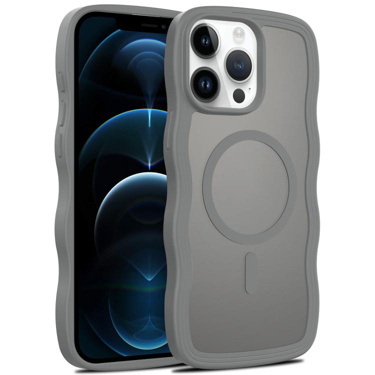 Skin Feel Wave Texture MagSafe Phone Case, For iPhone 12 Pro Max, For iPhone 12 Pro Apple Accessories engski5507 More iPhone Cases - APEXEL INDIA - Mobile Lens - Mobile Camera Lens - Cellphone Accessories - Phone Lens - Smartphone Lens