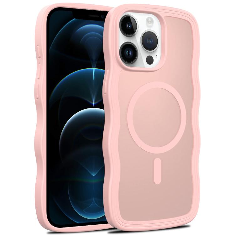 Skin Feel Wave Texture MagSafe Phone Case, For iPhone 12 Pro Max, For iPhone 12 Pro Apple Accessories engski5507 More iPhone Cases - APEXEL INDIA - Mobile Lens - Mobile Camera Lens - Cellphone Accessories - Phone Lens - Smartphone Lens