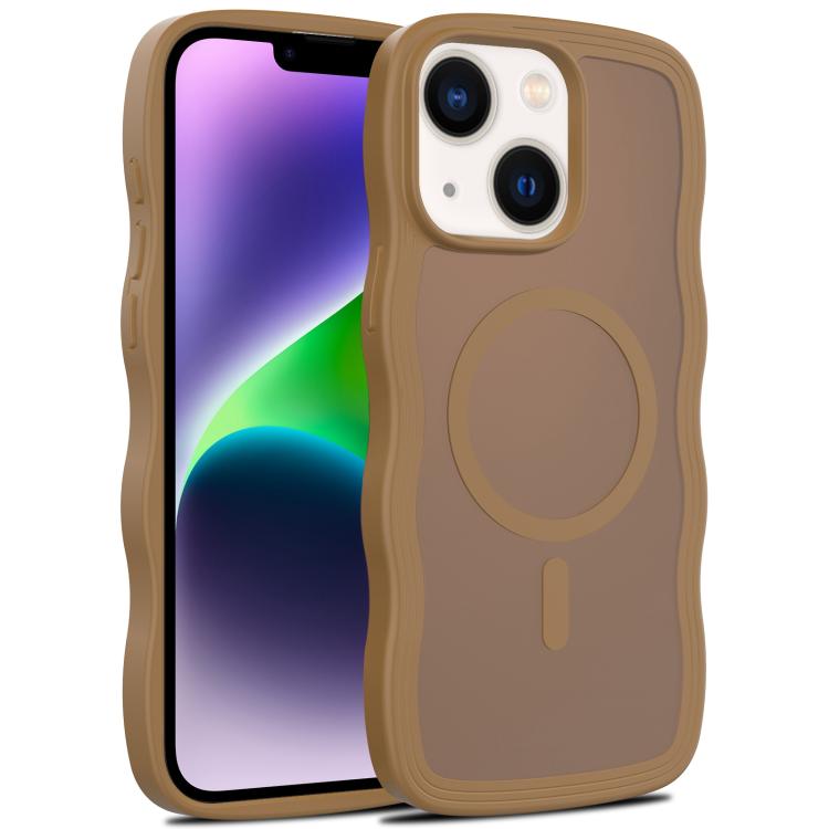 Skin Feel Wave Texture MagSafe Phone Case, For iPhone 15, For iPhone 14 Plus, For iPhone 14, For iPhone 14 Pro Apple Accessories engski5505 iPhone 15 - APEXEL INDIA - Mobile Lens - Mobile Camera Lens - Cellphone Accessories - Phone Lens - Smartphone Lens