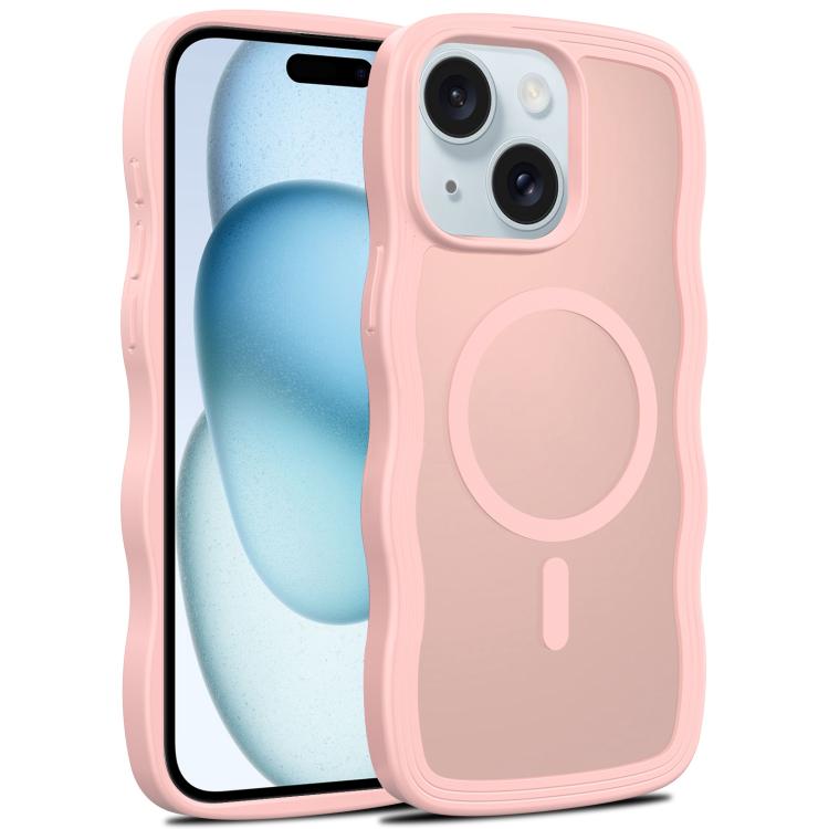 Skin Feel Wave Texture MagSafe Phone Case, For iPhone 16, For iPhone 15 Pro Max, For iPhone 15 Pro, For iPhone 15 Plus Apple Accessories engski5503 iPhone 16 - APEXEL INDIA - Mobile Lens - Mobile Camera Lens - Cellphone Accessories - Phone Lens - Smartphone Lens