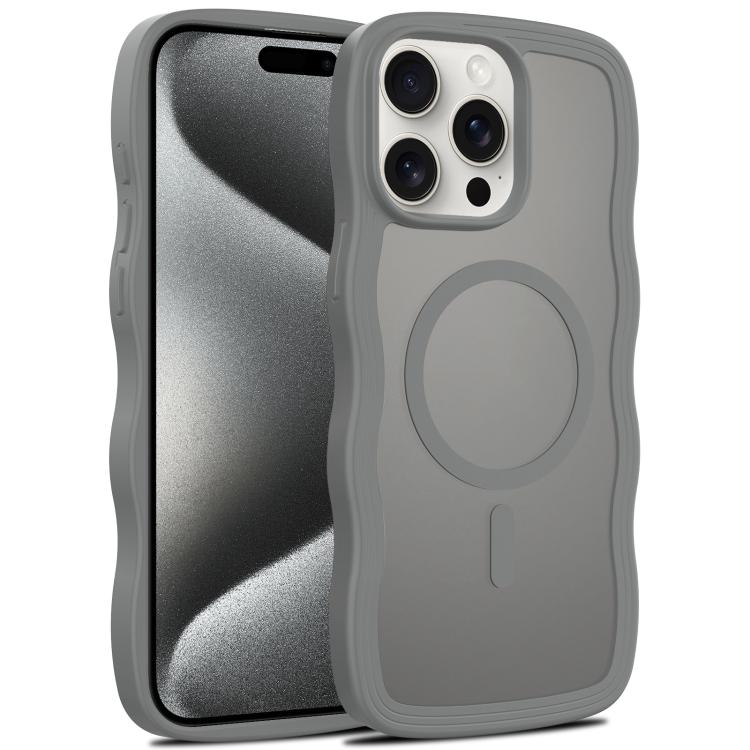 Skin Feel Wave Texture MagSafe Phone Case, For iPhone 16, For iPhone 15 Pro Max, For iPhone 15 Pro, For iPhone 15 Plus Apple Accessories engski5503 iPhone 16 - APEXEL INDIA - Mobile Lens - Mobile Camera Lens - Cellphone Accessories - Phone Lens - Smartphone Lens