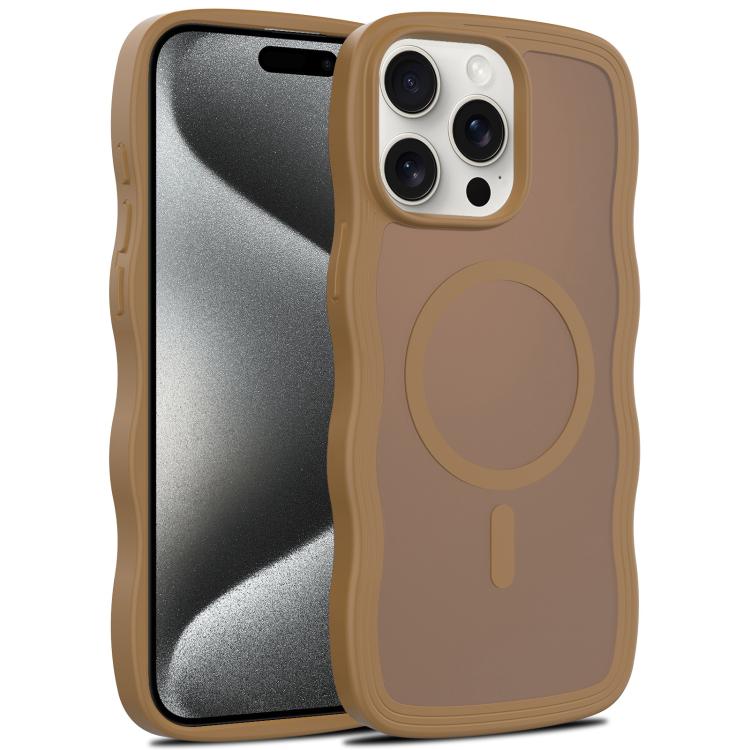 Skin Feel Wave Texture MagSafe Phone Case, For iPhone 16, For iPhone 15 Pro Max, For iPhone 15 Pro, For iPhone 15 Plus Apple Accessories engski5503 iPhone 16 - APEXEL INDIA - Mobile Lens - Mobile Camera Lens - Cellphone Accessories - Phone Lens - Smartphone Lens