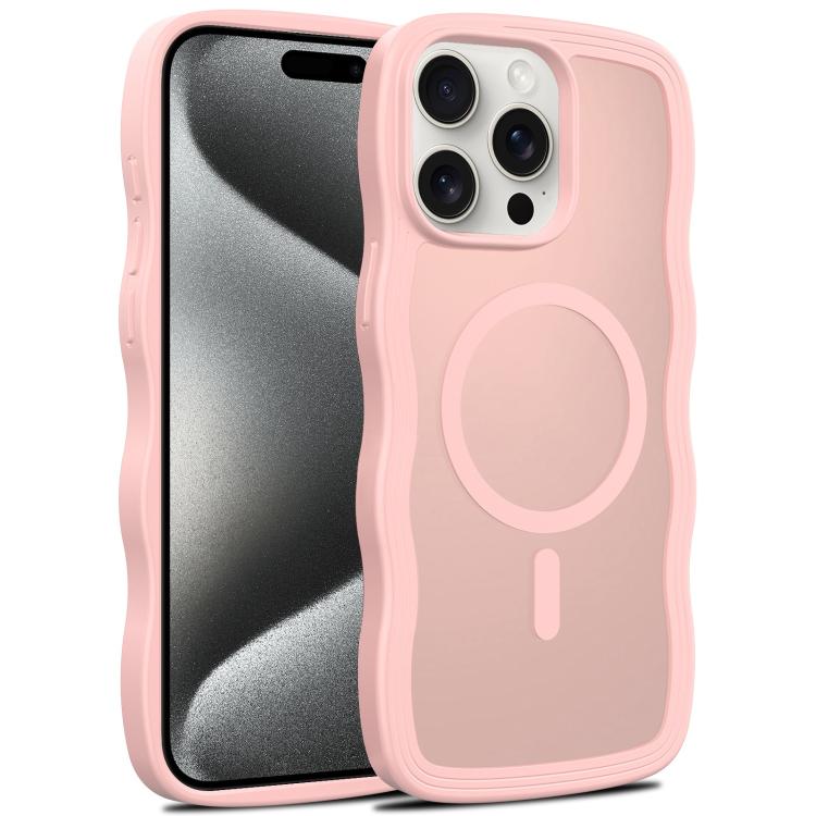 Skin Feel Wave Texture MagSafe Phone Case, For iPhone 16, For iPhone 15 Pro Max, For iPhone 15 Pro, For iPhone 15 Plus Apple Accessories engski5503 iPhone 16 - APEXEL INDIA - Mobile Lens - Mobile Camera Lens - Cellphone Accessories - Phone Lens - Smartphone Lens