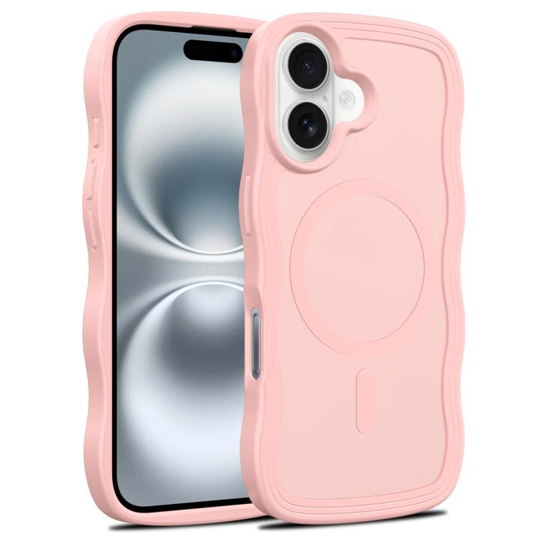 Skin Feel Wave Texture MagSafe Phone Case, For iPhone 16e, For iPhone 16 Pro Max, For iPhone 16 Pro, For iPhone 16 Plus Apple Accessories engski5433 iPhone 16e - APEXEL INDIA - Mobile Lens - Mobile Camera Lens - Cellphone Accessories - Phone Lens - Smartphone Lens