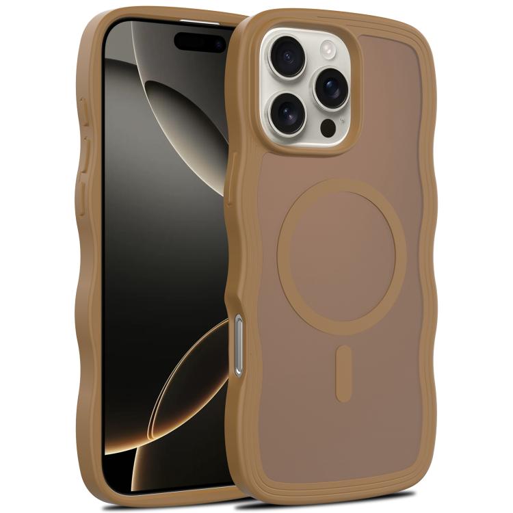 Skin Feel Wave Texture MagSafe Phone Case, For iPhone 16e, For iPhone 16 Pro Max, For iPhone 16 Pro, For iPhone 16 Plus Apple Accessories engski5433 iPhone 16e - APEXEL INDIA - Mobile Lens - Mobile Camera Lens - Cellphone Accessories - Phone Lens - Smartphone Lens