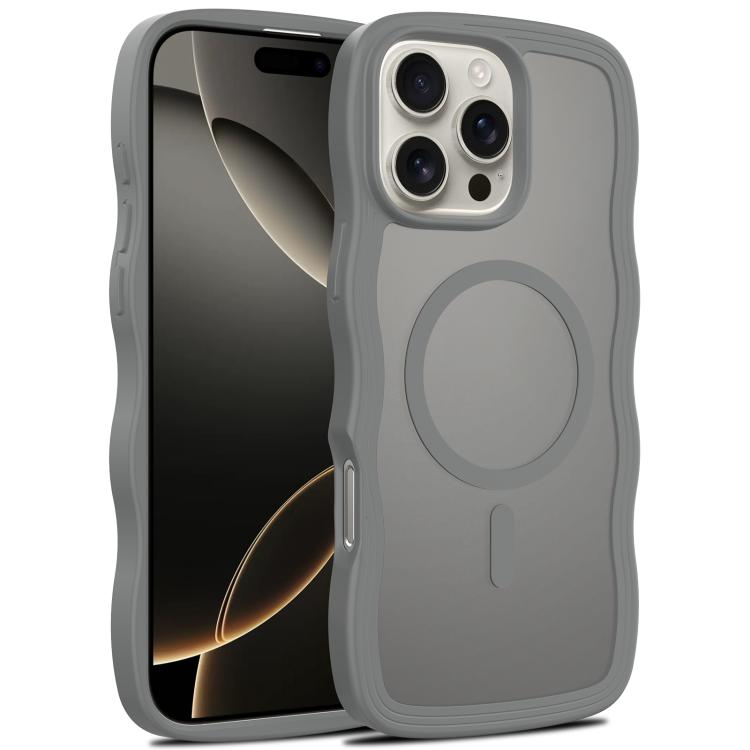 Skin Feel Wave Texture MagSafe Phone Case, For iPhone 16e, For iPhone 16 Pro Max, For iPhone 16 Pro, For iPhone 16 Plus Apple Accessories engski5433 iPhone 16e - APEXEL INDIA - Mobile Lens - Mobile Camera Lens - Cellphone Accessories - Phone Lens - Smartphone Lens