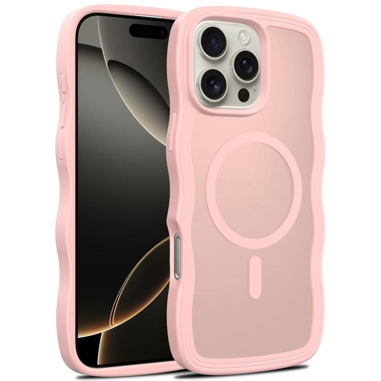 Skin Feel Wave Texture MagSafe Phone Case, For iPhone 16e, For iPhone 16 Pro Max, For iPhone 16 Pro, For iPhone 16 Plus Apple Accessories engski5433 iPhone 16e - APEXEL INDIA - Mobile Lens - Mobile Camera Lens - Cellphone Accessories - Phone Lens - Smartphone Lens