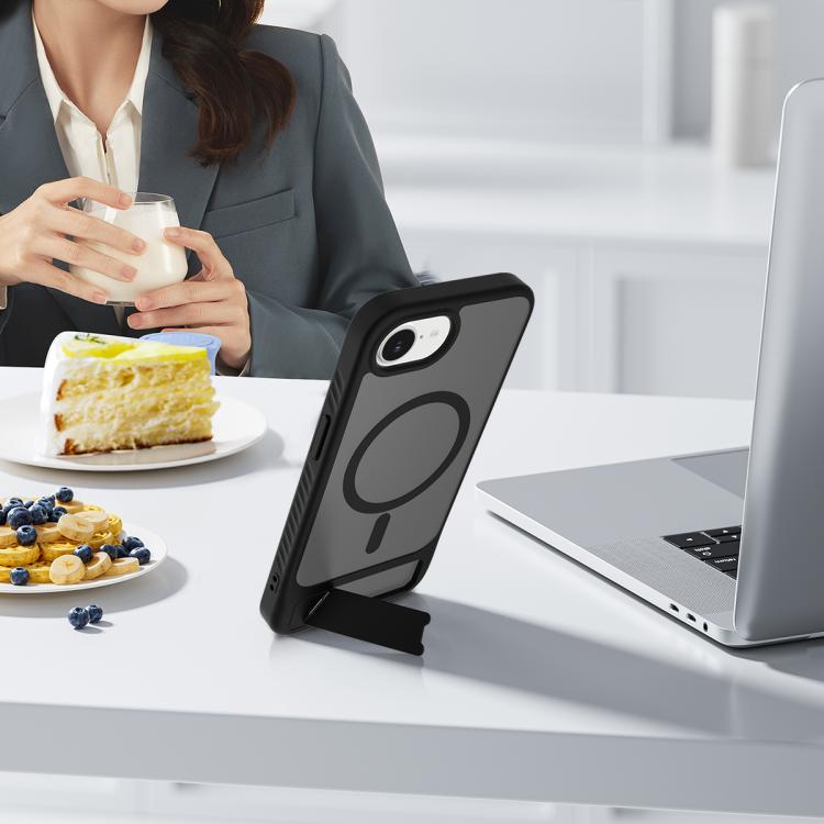 Frosted Holder PC Hybrid TPU MagSafe Phone Case, For iPhone 16e, For iPhone 16 Pro Max, For iPhone 16 Pro, For iPhone 16 Plus Apple Accessories engfro5521 iPhone 16e - APEXEL INDIA - Mobile Lens - Mobile Camera Lens - Cellphone Accessories - Phone Lens - Smartphone Lens