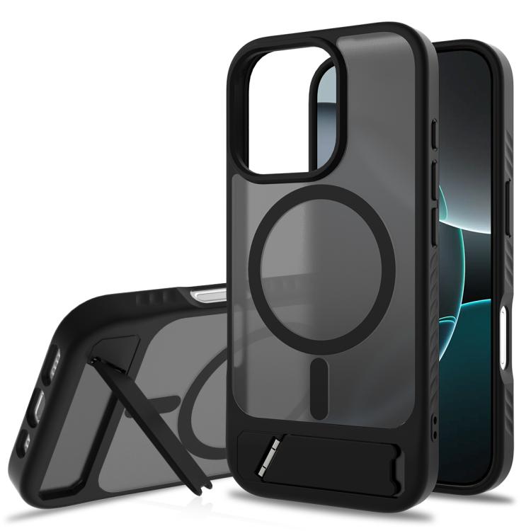 Frosted Holder PC Hybrid TPU MagSafe Phone Case, For iPhone 16e, For iPhone 16 Pro Max, For iPhone 16 Pro, For iPhone 16 Plus Apple Accessories engfro5521 iPhone 16e - APEXEL INDIA - Mobile Lens - Mobile Camera Lens - Cellphone Accessories - Phone Lens - Smartphone Lens