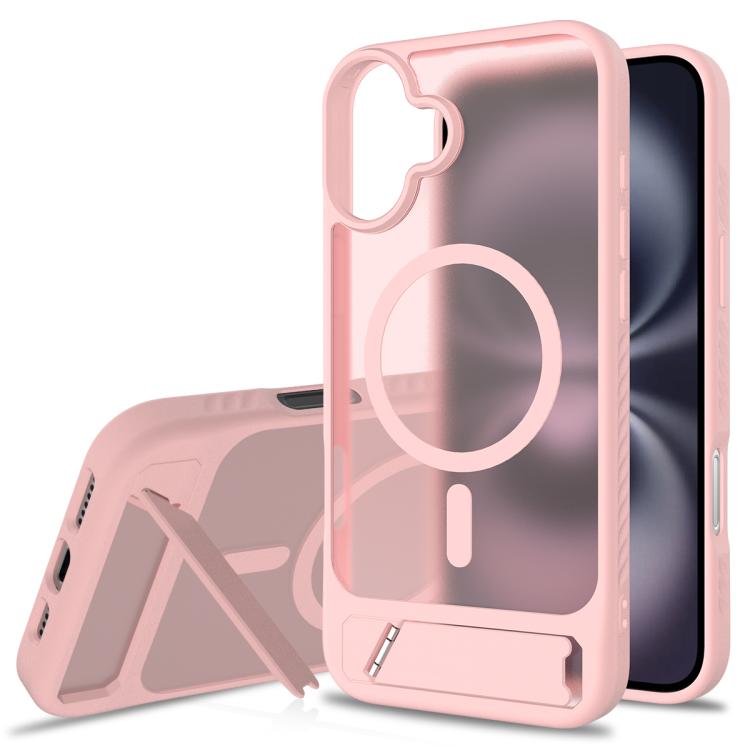 Frosted Holder PC Hybrid TPU MagSafe Phone Case, For iPhone 16e, For iPhone 16 Pro Max, For iPhone 16 Pro, For iPhone 16 Plus Apple Accessories engfro5521 iPhone 16e - APEXEL INDIA - Mobile Lens - Mobile Camera Lens - Cellphone Accessories - Phone Lens - Smartphone Lens