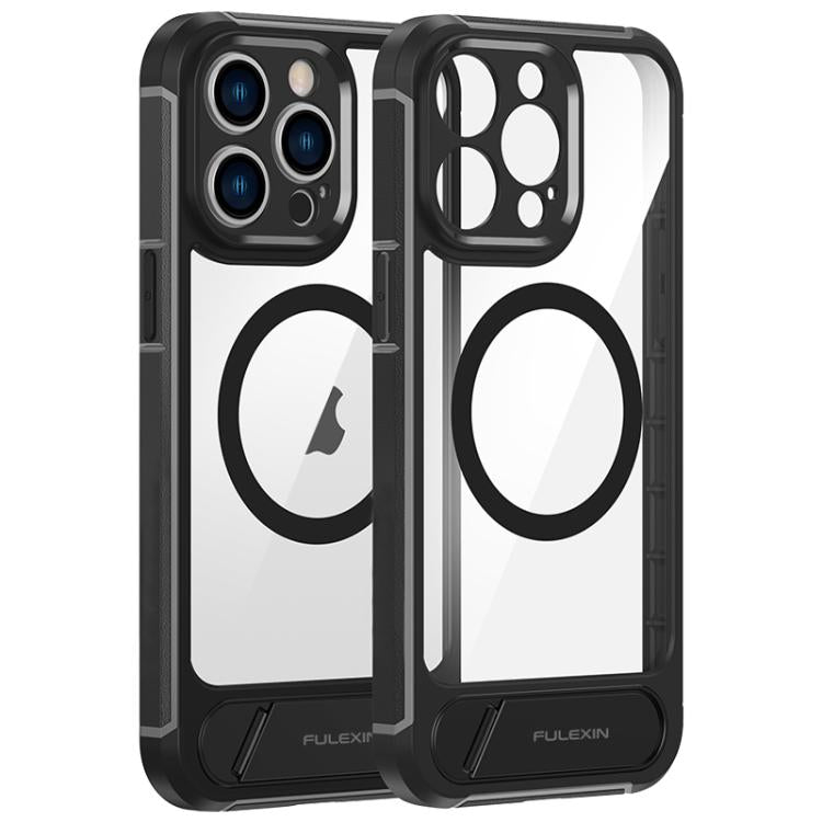 FULEXIN L1 Series Transparent MagSafe Holder Phone Case, For iPhone 14, For iPhone 14 Pro, For iPhone 14 Pro Max Apple Accessories engful5459 iPhone 14 - APEXEL INDIA - Mobile Lens - Mobile Camera Lens - Cellphone Accessories - Phone Lens - Smartphone Lens