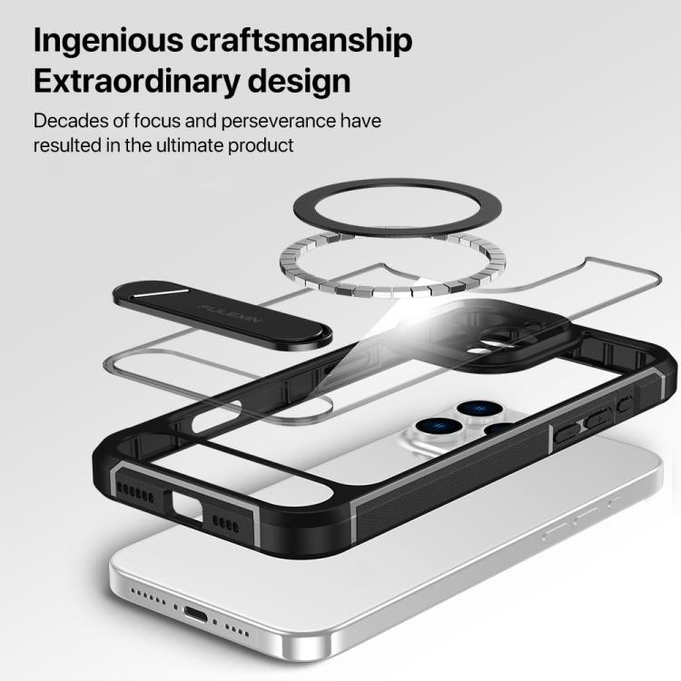 FULEXIN L1 Series Transparent MagSafe Holder Phone Case, For iPhone 14, For iPhone 14 Pro, For iPhone 14 Pro Max Apple Accessories engful5459 iPhone 14 - APEXEL INDIA - Mobile Lens - Mobile Camera Lens - Cellphone Accessories - Phone Lens - Smartphone Lens