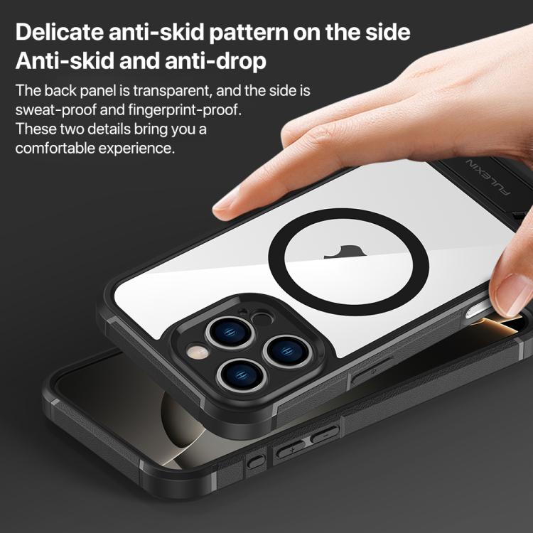 FULEXIN L1 Series Transparent MagSafe Holder Phone Case, For iPhone 14, For iPhone 14 Pro, For iPhone 14 Pro Max Apple Accessories engful5459 iPhone 14 - APEXEL INDIA - Mobile Lens - Mobile Camera Lens - Cellphone Accessories - Phone Lens - Smartphone Lens