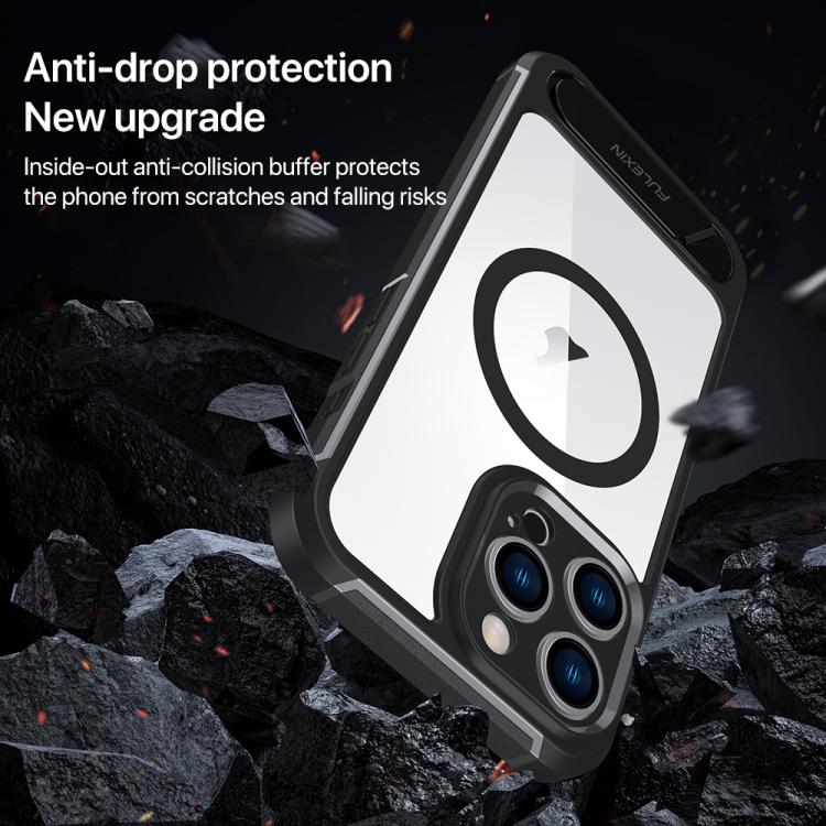 FULEXIN L1 Series Transparent MagSafe Holder Phone Case, For iPhone 14, For iPhone 14 Pro, For iPhone 14 Pro Max Apple Accessories engful5459 iPhone 14 - APEXEL INDIA - Mobile Lens - Mobile Camera Lens - Cellphone Accessories - Phone Lens - Smartphone Lens