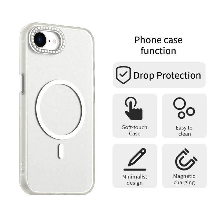 Candy Diamond Magsafe Frosted PC Hybrid TPU Phone Case, For iPhone 16e, For iPhone 16 Pro, For iPhone 15 Pro Max, For iPhone 15 Pro Apple Accessories engcan5541 iPhone 16e - APEXEL INDIA - Mobile Lens - Mobile Camera Lens - Cellphone Accessories - Phone Lens - Smartphone Lens