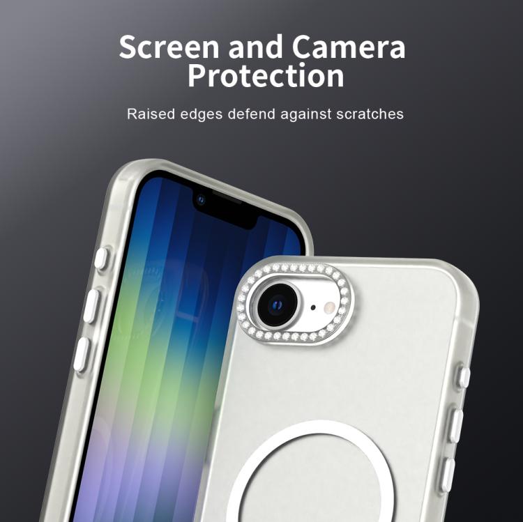 Candy Diamond Magsafe Frosted PC Hybrid TPU Phone Case, For iPhone 16e, For iPhone 16 Pro, For iPhone 15 Pro Max, For iPhone 15 Pro Apple Accessories engcan5541 iPhone 16e - APEXEL INDIA - Mobile Lens - Mobile Camera Lens - Cellphone Accessories - Phone Lens - Smartphone Lens