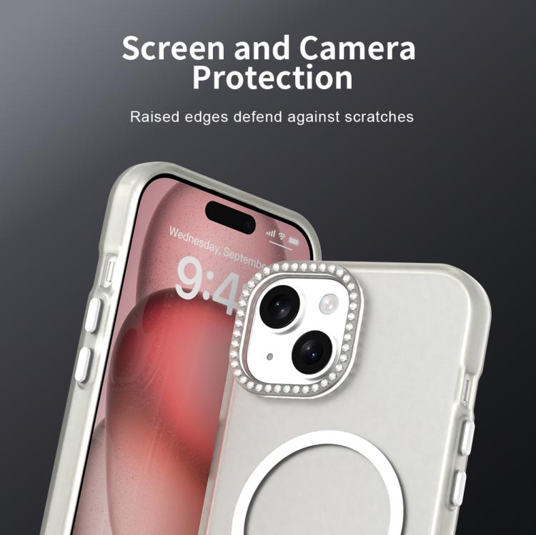 Candy Diamond Magsafe Frosted PC Hybrid TPU Phone Case, For iPhone 15 Plus, For iPhone 15, For iPhone 14 Pro Max, For iPhone 13 Pro Apple Accessories engcan5477 iPhone 15 Plus - APEXEL INDIA - Mobile Lens - Mobile Camera Lens - Cellphone Accessories - Phone Lens - Smartphone Lens